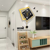 Luxury Swing Wall Clock Creative Wall Decor Clocks