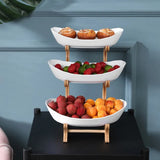 3 Layer Kitchen Fruit Bowl Tray