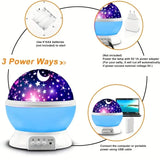 Galaxy Projector Starry Sky Rotating LED Night Light