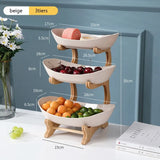 3 Layer Kitchen Fruit Bowl Tray