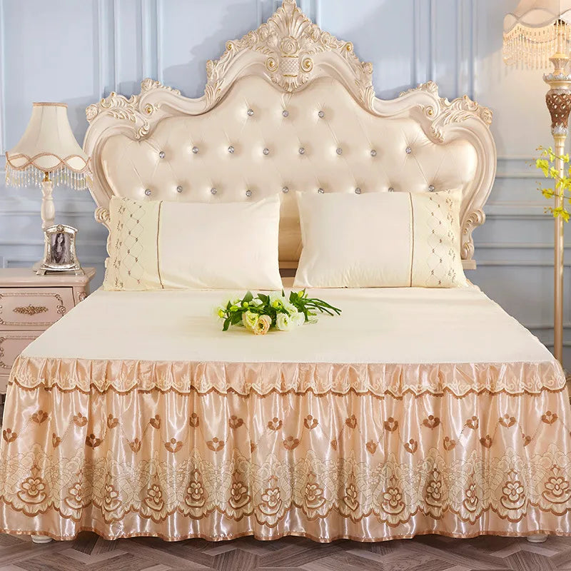 Princess Style Ruffles Fitted Bed Sheet Set