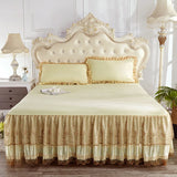 Princess Style Ruffles Fitted Bed Sheet Set
