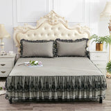 Princess Style Ruffles Fitted Bed Sheet Set